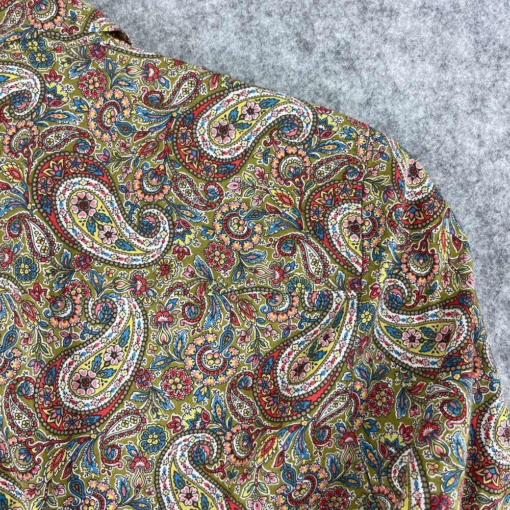 J. Crew Slim Perfect Shirt Liberty Lee Manor Paisley Womens 2 Button Up Cotton - Picture 14 of 15